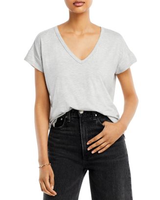 AQUA V Neck Tee - 100% Exclusive | Bloomingdale's