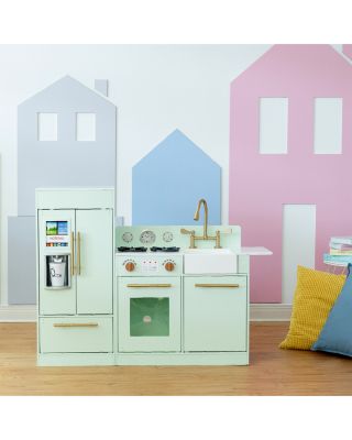Little Chef Charlotte Modern Mint Gold Play Kitchen - Ages 3+