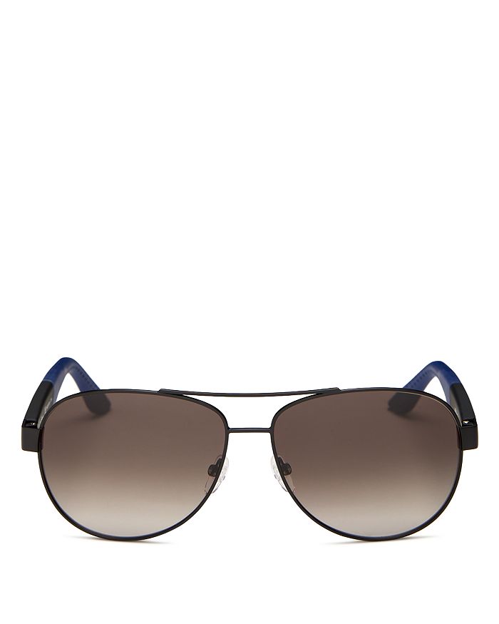 Ferragamo - Brow Bar Aviator Sunglasses, 62mm