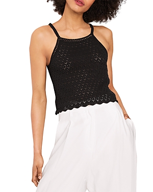 FRENCH CONNECTION NORA CROCHET COTTON TANK TOP - 100% EXCLUSIVE