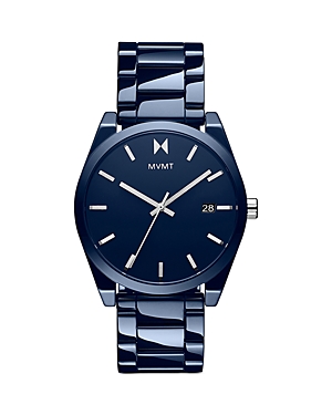 Shop Mvmt Element Ceramic Watch, 44mm In Blue