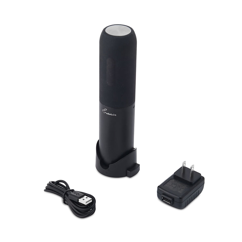 Rabbit Compact Electric Corkscrew In Black
