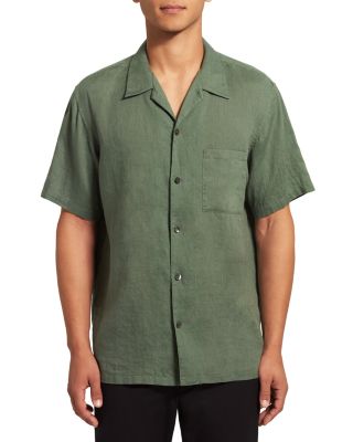 Men's Green Casual Button Down Shirts 