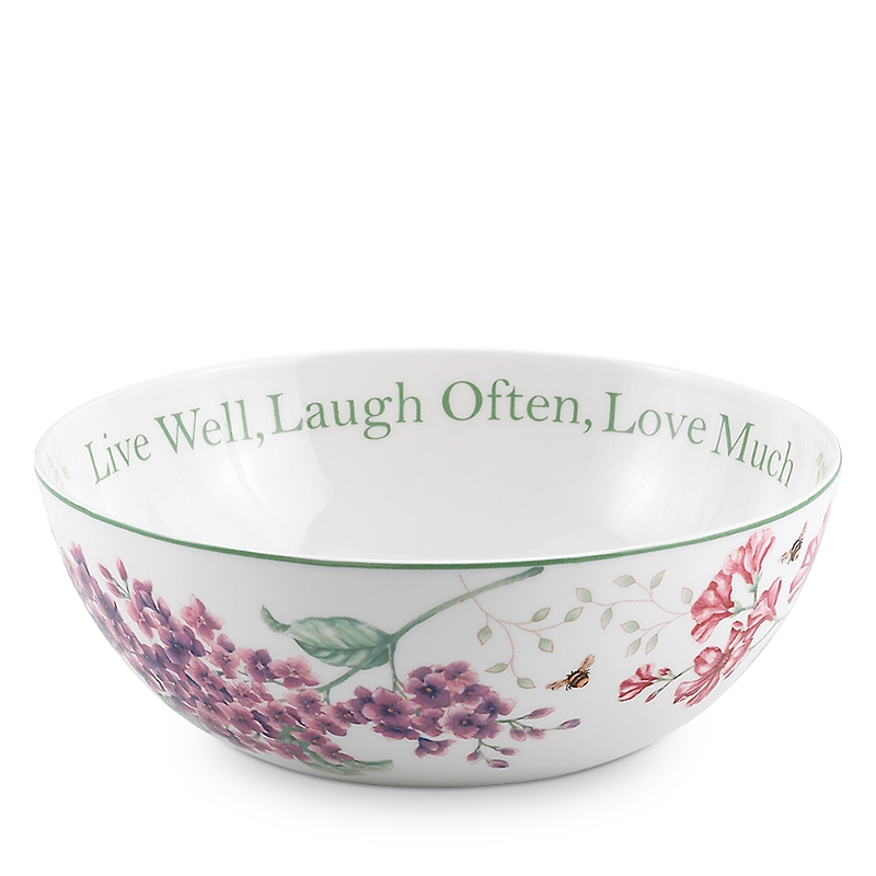 Photos - Dinner Set Lenox Butterfly Meadow Large Serving Bowl L811432