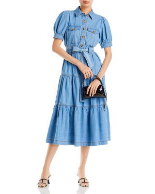 birthdaybash⭐︎ DOCKING SUEDE TIERED DRESS DOCKING SUEDE TIERED DRESS - BIRTHDAY BASH