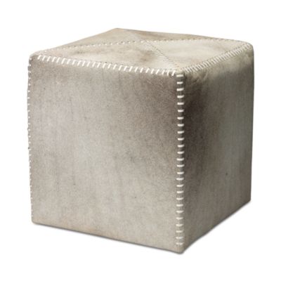 Jamie Young Hide Cube Ottoman