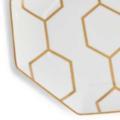 Gio Gold Accent Octagon Plate