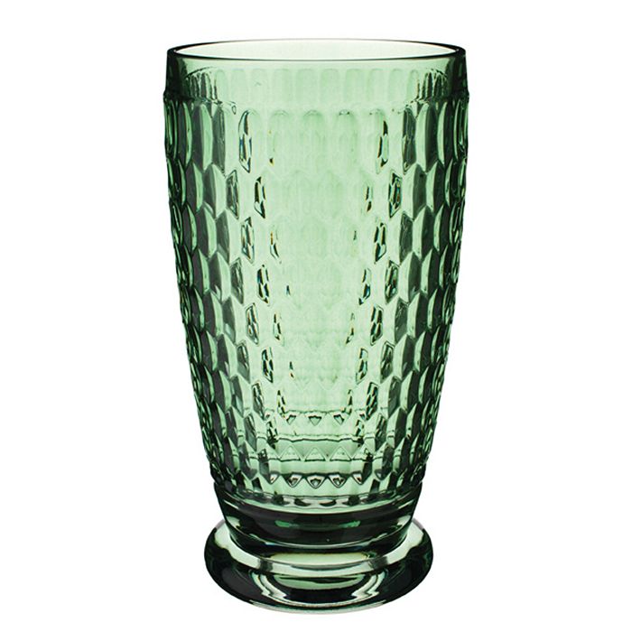 Villeroy & Boch Boston Set Of 4 Colored Tumblers In Green