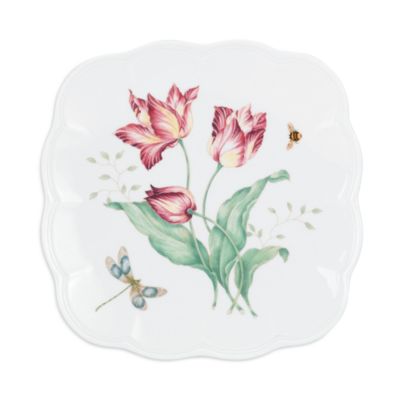Lenox Butterfly Meadow Square Accent Plate