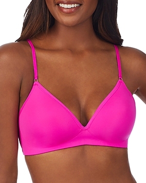 On Gossamer Next To Nothing Microfiber Wireless T-shirt Bra In Rhodadendrum