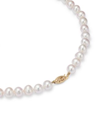 Cultured Freshwater Pearl Necklace in 14K Yellow Gold, 18&amp;quot;  