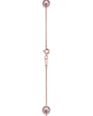 Cultured Pink Freshwater Pearl Necklace in 14K Rose Gold, 17&amp;quot;&amp;nbsp;- Exclusive