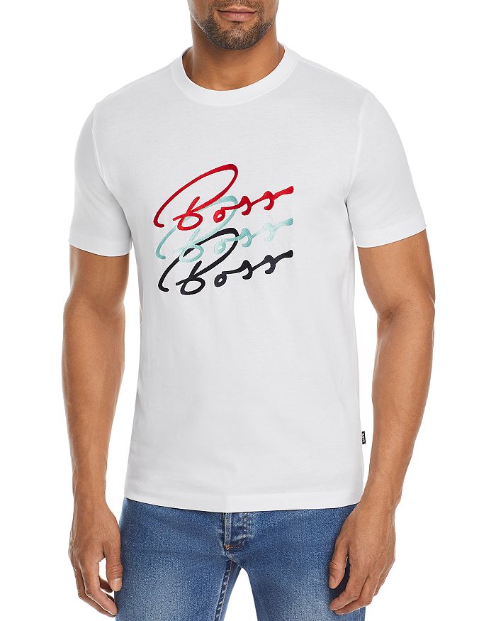 BOSS Tessler 176 Slim Fit Short Sleeve Logo Tee Bloomingdale s