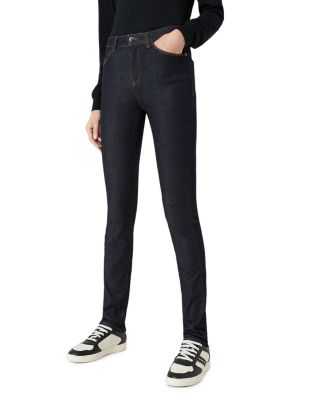 Emporio Armani - Skinny Jeans in Solid Dark Wash