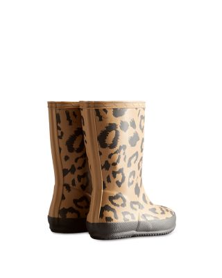 Hunter Unisex Leopard Rain Boots - Walker, Toddler  display picture 2