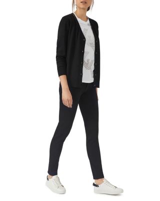 Merino Wool V Neck Cardigan