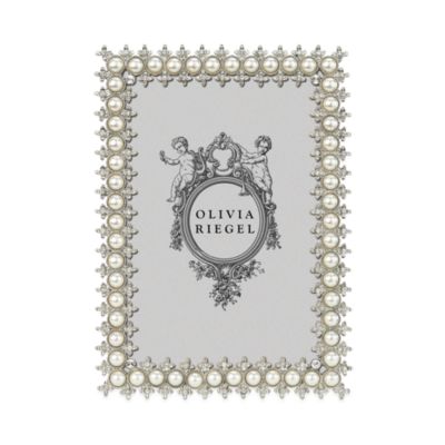 Crystal &amp; Pearl Frame, 4&amp;quot; x 6&amp;quot;