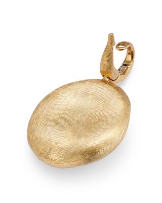 18K White & Yellow Gold Jaipur Diamond Disc Pendant