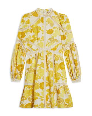 Ted Baker Cornila Linen Mini Dress | Bloomingdale's