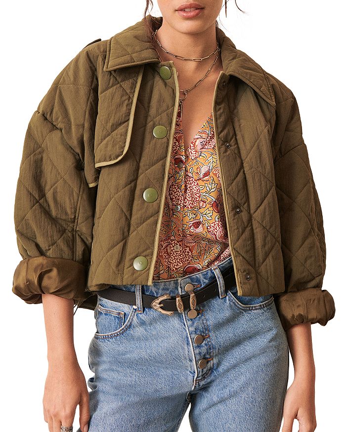 ba&sh Quilted Bomber Jacket | Bloomingdale's