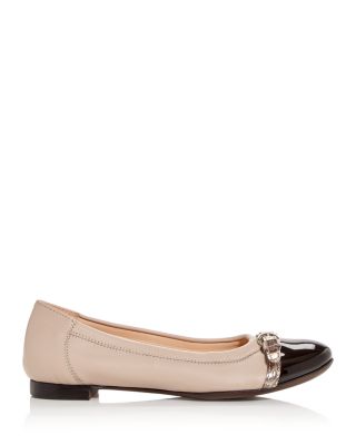 Women&#39;s Monika Cap Toe Ballet Flats
