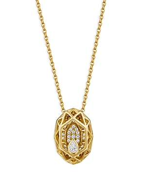Hueb 18k Yellow Gold Estelar Diamond Constellation Pendant Necklace, 18 In Gold
