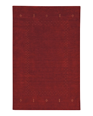Capel Simply Gabbeh 550 Area Rug, 9' X 12' In Maroon