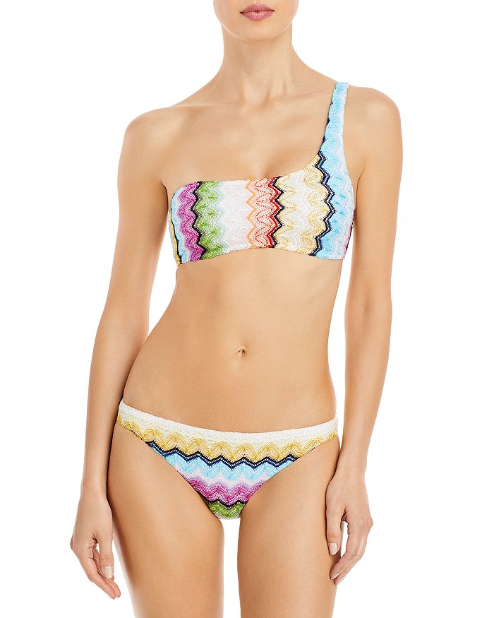 Bloomingdales Women Sport & Swimwear Swimwear Bikinis Bikini Sets Zig Zag Bikini Top & Bottom Set 