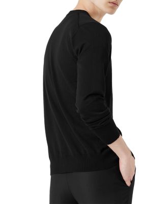 Wool Solid Slim Fit V Neck Cardigan 