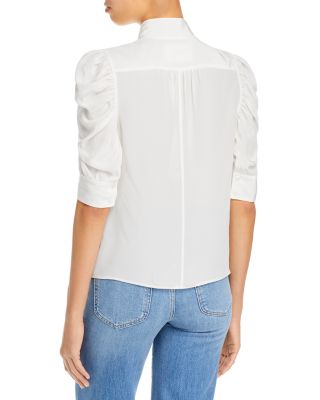 Gillian Puffed Shoulder Blouse