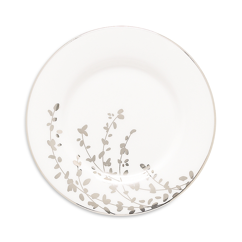 kate spade new york Gardner Street Platinum Tea Saucer
