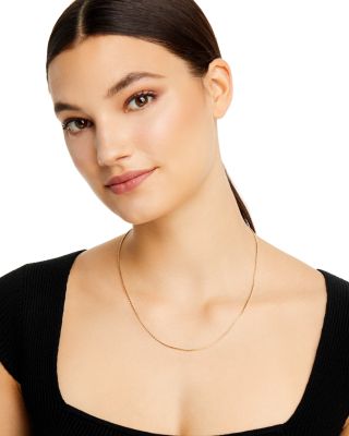 Bird Cage Link Chain Necklace in 14K Yellow Gold, 20" 