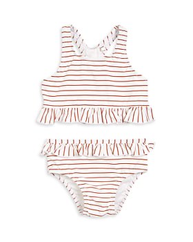 Miles The Label - Girls' Striped Two Piece Swimsuit - Baby