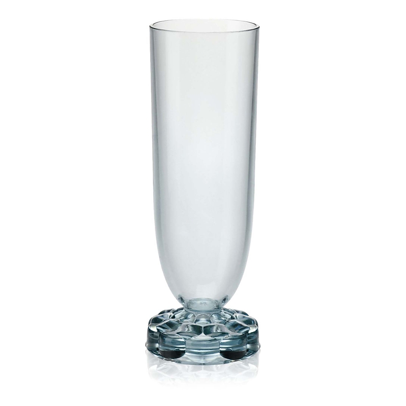 Kartell Jellies 4-piece Flute Set In Blue