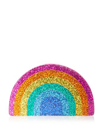 KURT GEIGER LONDON - Glitter Rainbow Clutch
