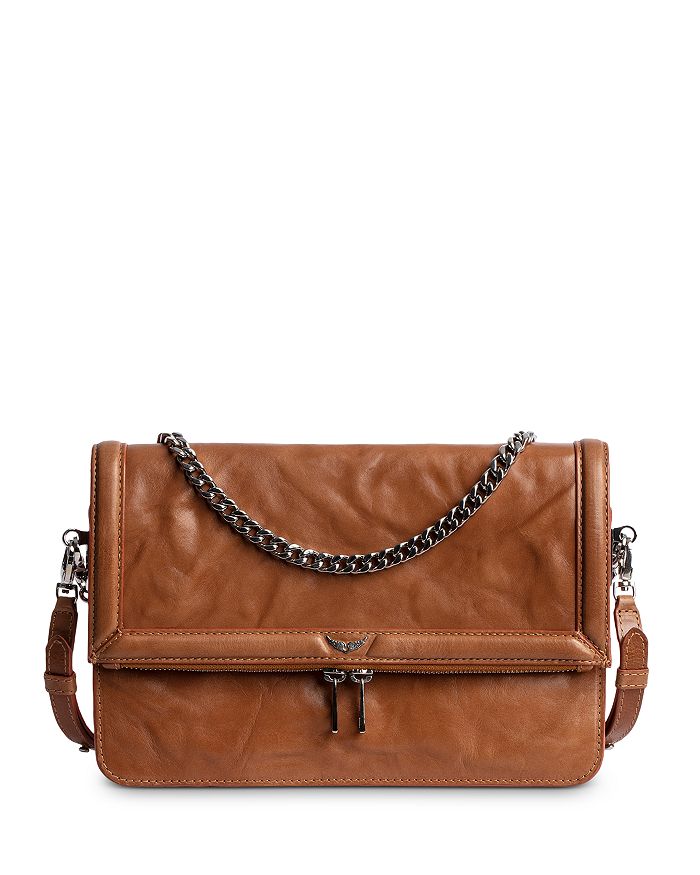 Zadig & Voltaire Rock Novel Leather Shoulder Bag Bloomingdale's