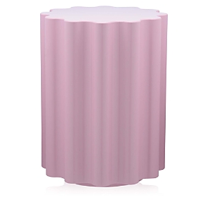 Shop Kartell Colonna Stool In Pink