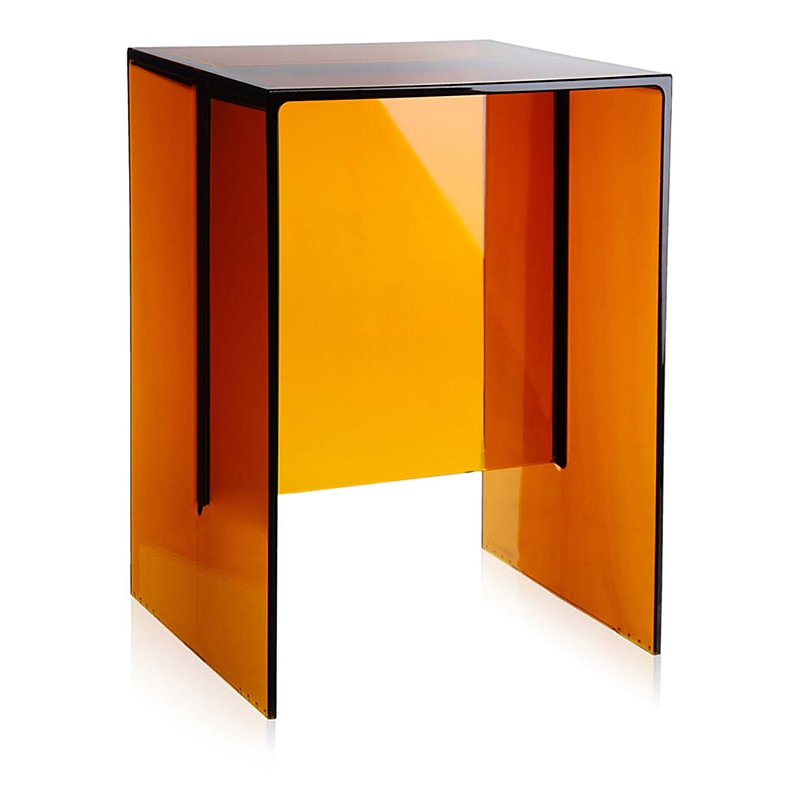Shop Kartell Max-beam Stool In Amber