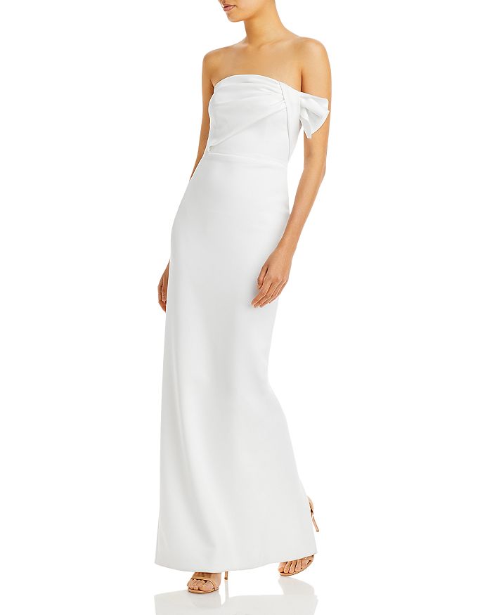 Black Halo Divina Strapless Evening Gown | Bloomingdale's