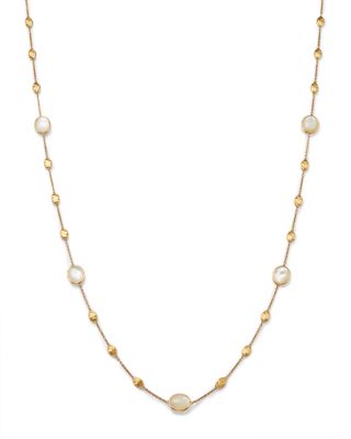 18K Yellow Gold Siviglia Mother Of Pearl Long Necklace, 36" - 150th Anniversary Exclusive