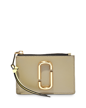 MARC JACOBS TOP ZIP LEATHER MULTI CARD CASE