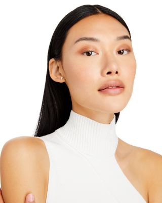 Small Clover Stud Earrings in 14K Yellow Gold 