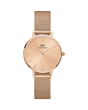Daniel Wellington Petite Unitone 28mm In Rose Gold/rose Gold