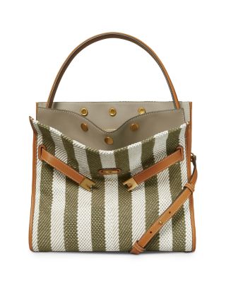 Lee Radziwill Stripe Double Satchel