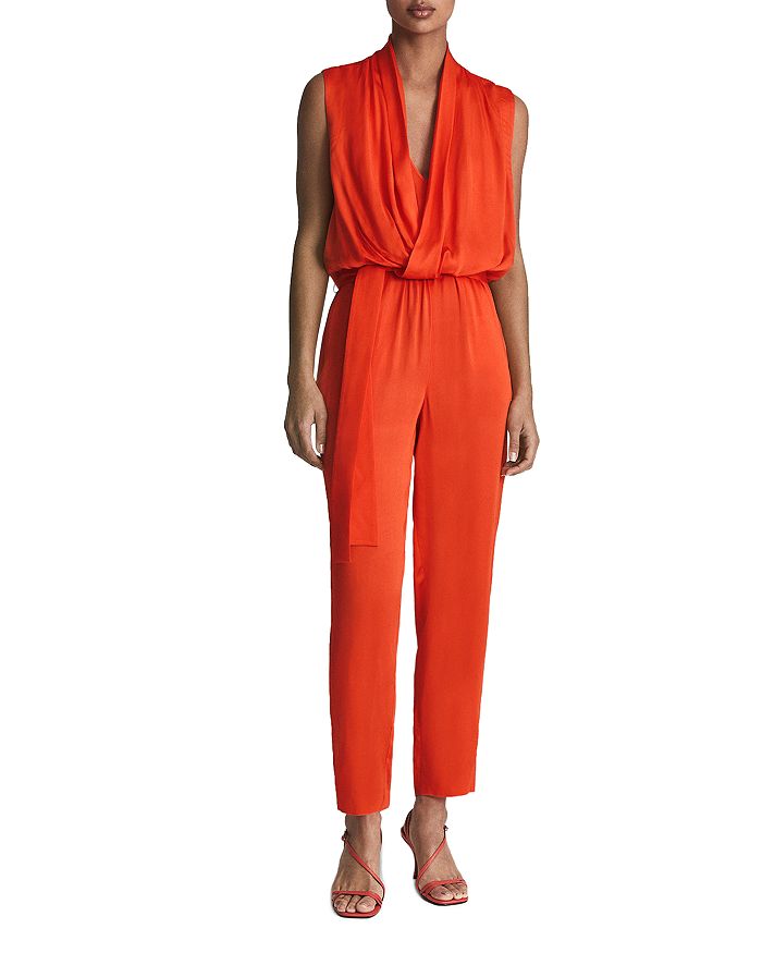 Reiss orange jumpsuit outlet