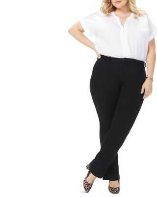 Barbara High Rise Bootcut Jeans in Black