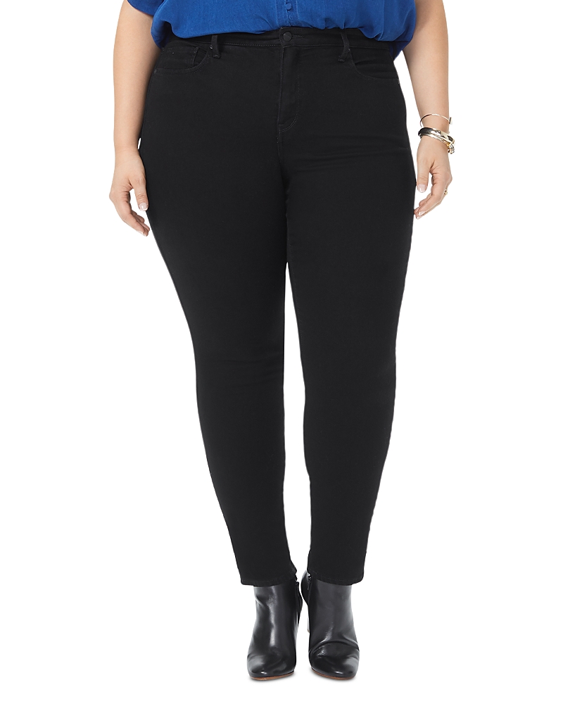 Nydj Plus Ami Skinny Jeans in Black