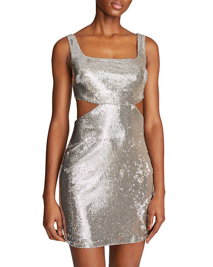 Halston sequin dress hotsell