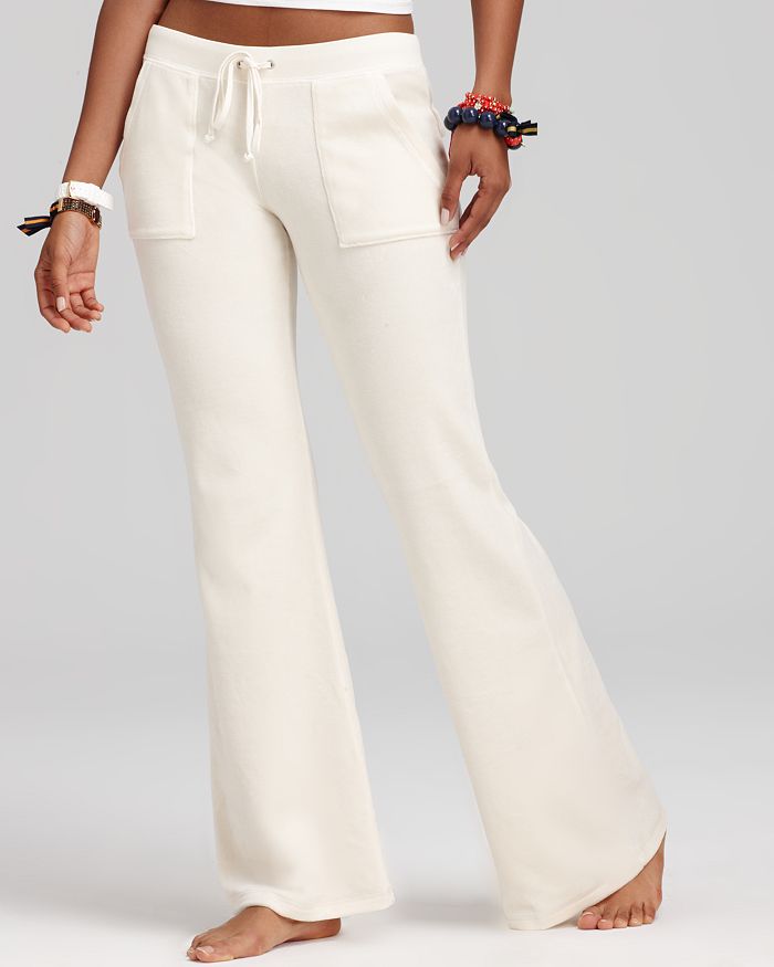 Juicy Couture Black Label Juicy Couture Flared Leg Velour Pants