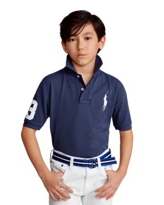 Boys' Cotton Mesh Polo - Big Kid